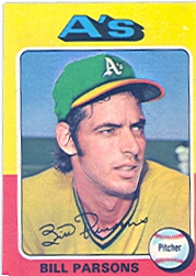 1975 Topps Baseball Cards      613     Bill Parsons